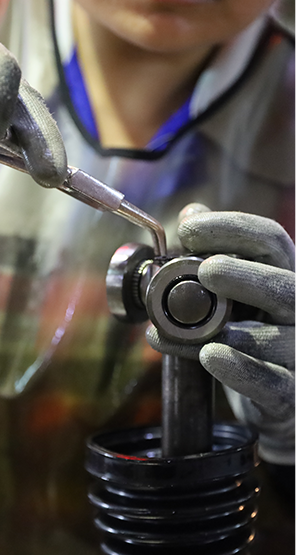Eixo de acionamento para fabricação de sensores