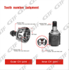 PEÇAS DE CARRO CV Externo CV CV BOOT PARA AUDI A3 1K0498099